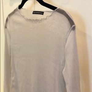 Brandy Melville Sheer Sparkly Top